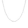 Crystal necklace Herkimer with small crystals