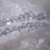 Crystal necklace Herkimer with small crystals