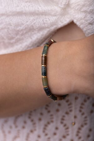 Pulsera de tubo de ágata