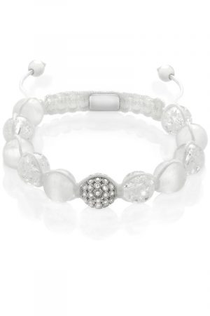 Pulsera trenzada White lady