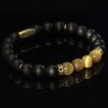 Bracelet homme Noir et Jaune