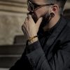 Bracelet homme Noir et Jaune