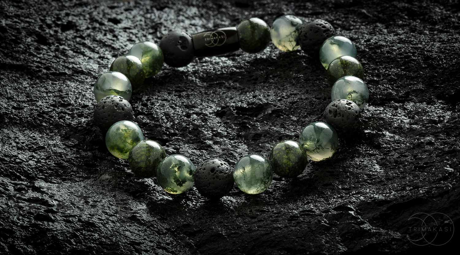 Multi-colored Fluorite & Moldavite Bead Bracelet – Arkadia Designs