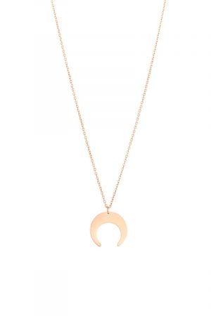 Halbmondkette - Roségold
