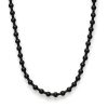 Black agate beaded necklace