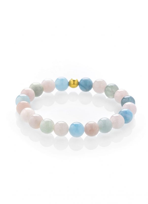 Beryl bracelet gold