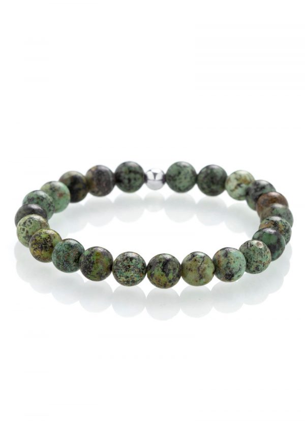 African turquoise bracelet