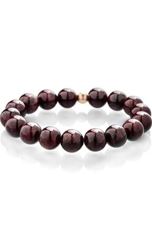 Almandin-Granat-Armband Roségold