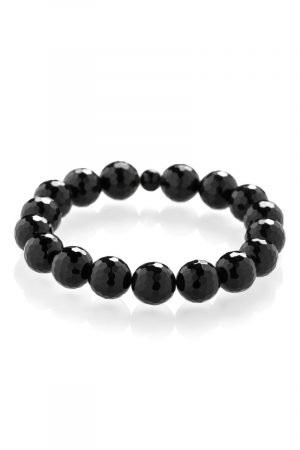 Schwarzes Turmalin-Armband schwarz