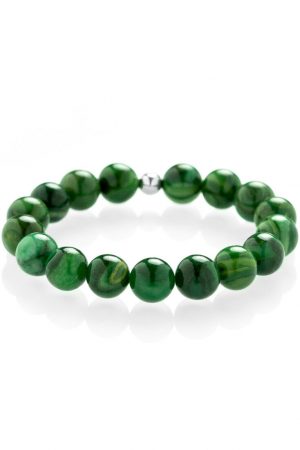 Buy GEMTUB Green Natural Jade Money Switch Zibu Symbol Coin Jade Bracelet 8  mm Beads Attract Money Cash Flow and Wealth for Unisex Adults Online at  Best Prices in India - JioMart.