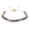 Bracelet en tube d'agate