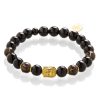 Buddha bracelet for men - golden
