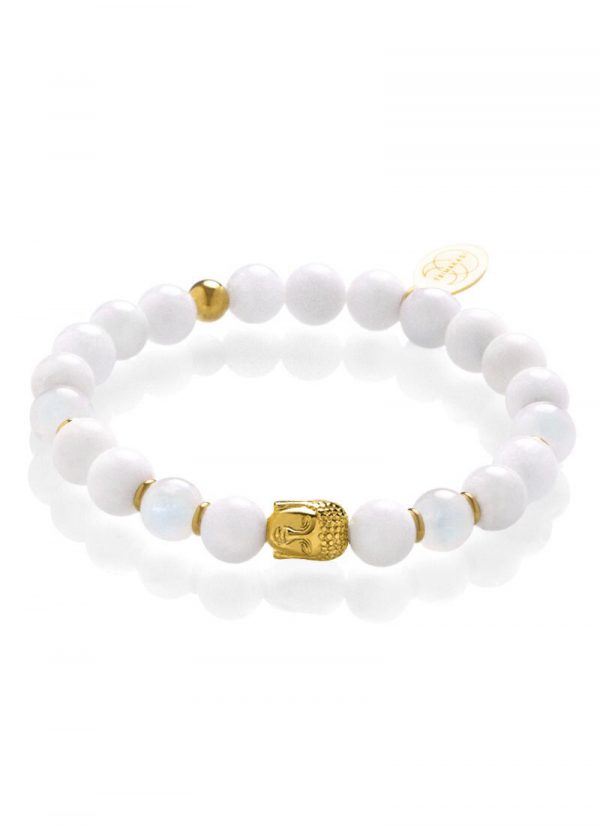 Buddha bracelet for women - golden