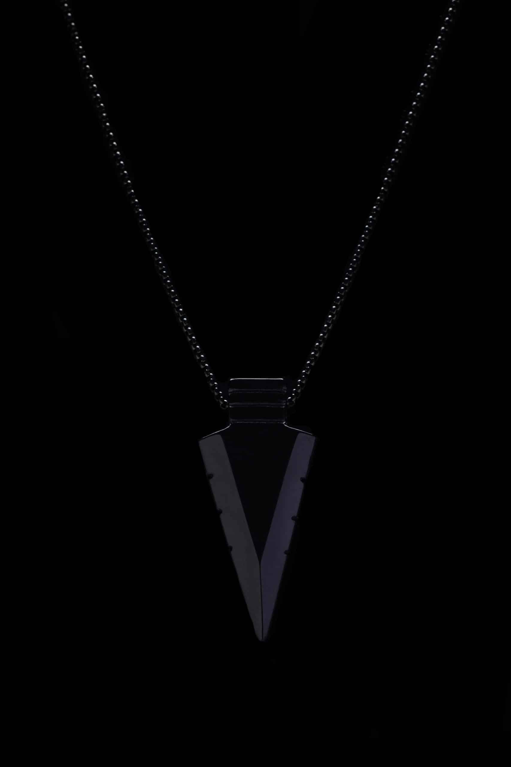 Jstyle Stainless Steel Pendant Necklace for Mens Boys Cool Spearpoint Arrowhead  Pendant Chain Necklace Set Black & Silver Tone - Walmart.com