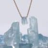 Collana da donna Acquamarina grezza
