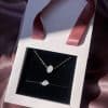 Crystal quartz women's jewellery set