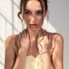 Flower bracelet with Citrine and Moonstone – Fleur Eterna