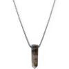 Labradorite point necklace for men