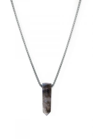 Natural Moonstone Labradorite Pendant Necklaces Men Energy Stone Necklaces  for Women Fashion Jewelry Gift Collier en labradorite - AliExpress