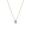 Aquamarine necklace - Drop of Purity