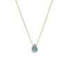 Aquamarine necklace - Drop of Purity