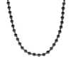 Beaded necklace for men Obsidian & Hematite