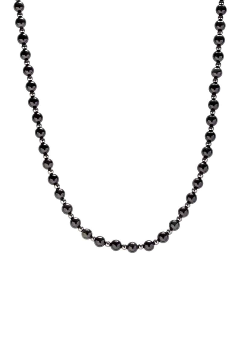 Black Obsidian Rainbow Eye Beads Necklace - ZenShopWorld