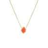 Women's necklace raw Carnelian