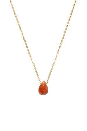Collar de Piedra Solar - Gota de Esperanza
