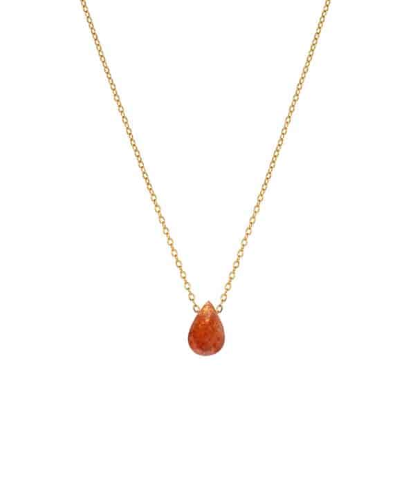 Sunstone Necklace - Drop of Hope