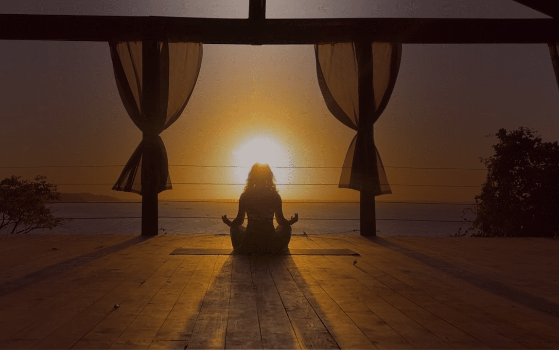 Sunset meditation