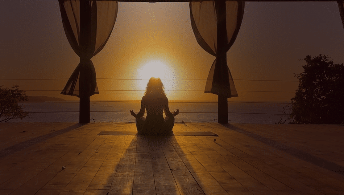 Sunset meditation