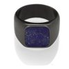 Lapis lazuli pecsétgyűrű férfiaknak - fegyver