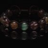 Bracelet tressé quartz rutile