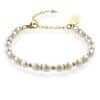Pearl bracelet Trimakasi - gold plated