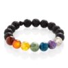 Bracciale Chakra - pietra lavica