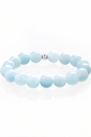 Aquamarine bracelet – silver