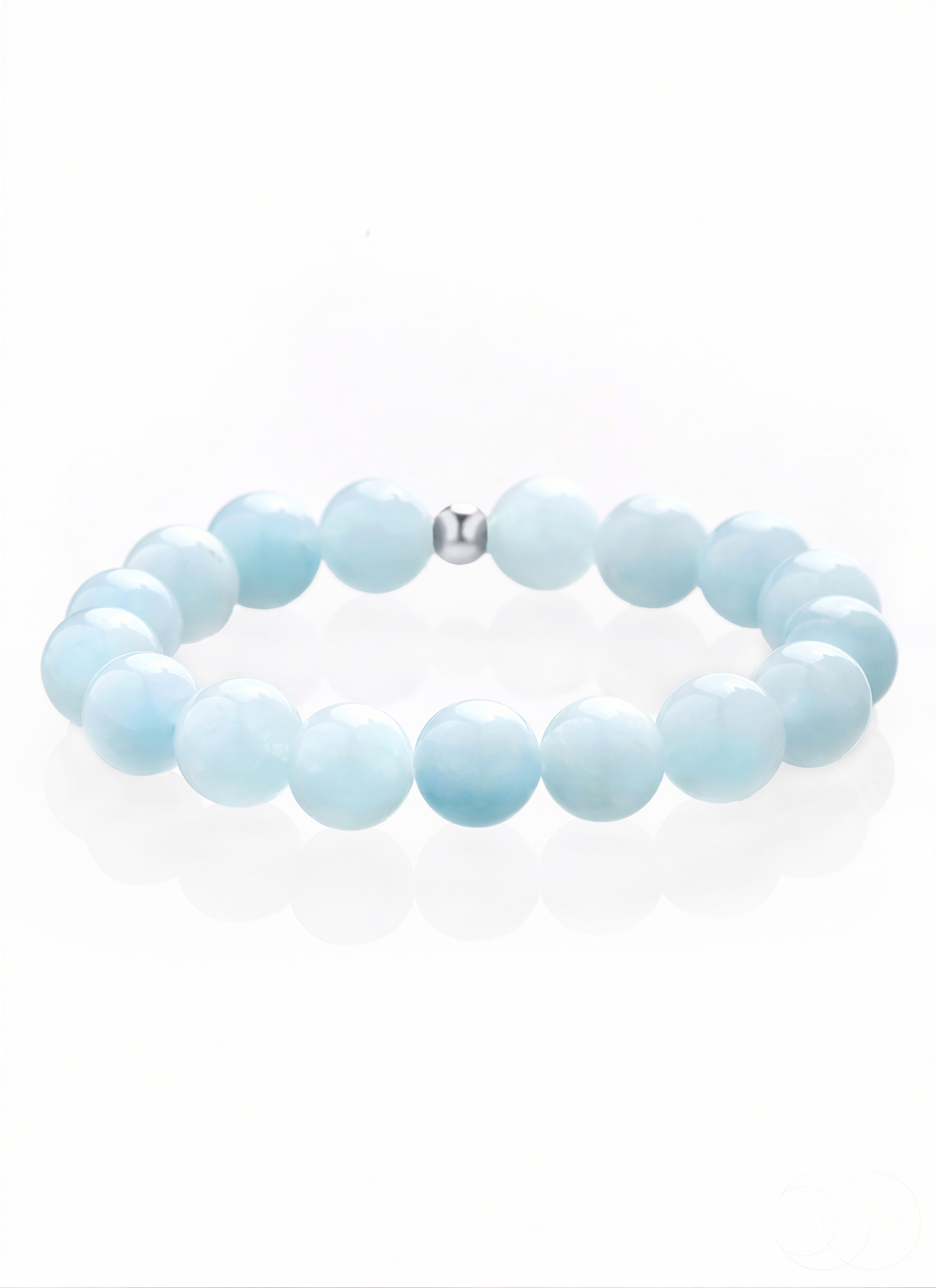 Aquamarine bracelet – silver