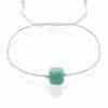 Bracelet femme Amazonite brute