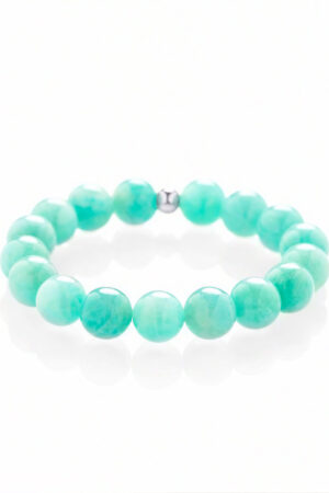 Amazonite bracelet – silver