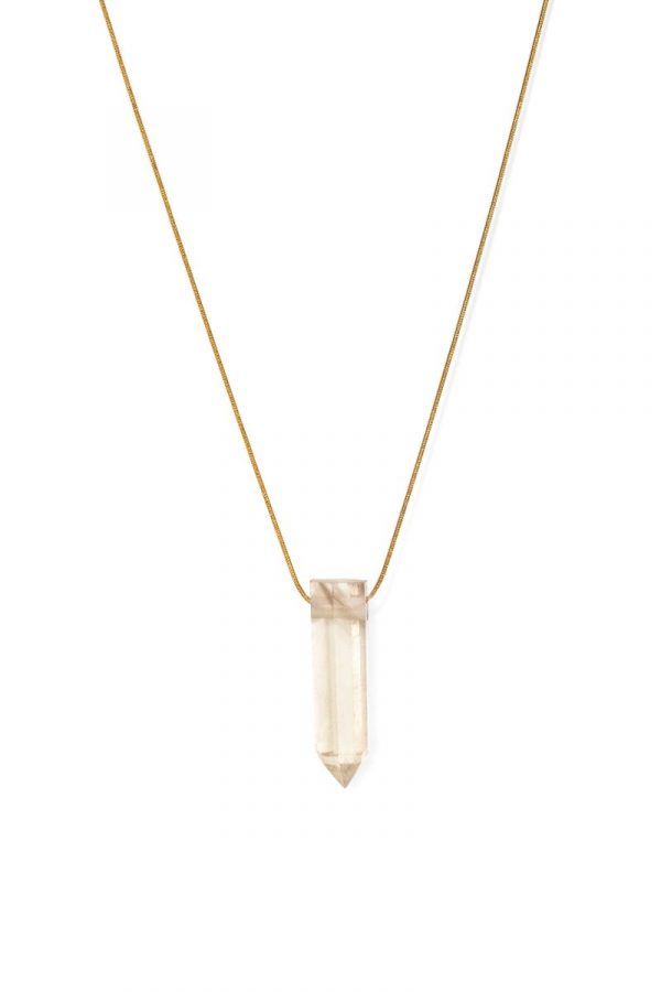 Crystal necklace for women - Citrine