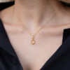 Collana di citrino