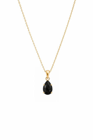 Tourmaline necklace – gold