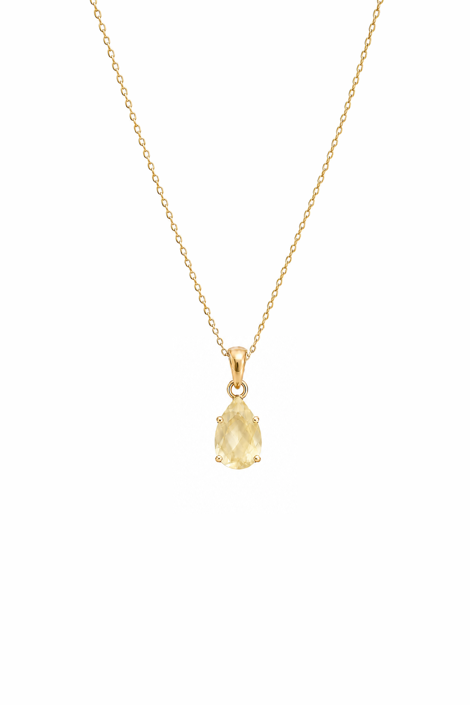 Collana con citrino – oro