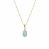 Collana con acquamarina – oro