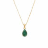 Aventurine necklace – gold