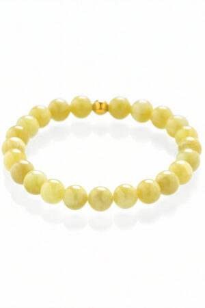 Heliodor (Golden Beryl) bracelet – gold