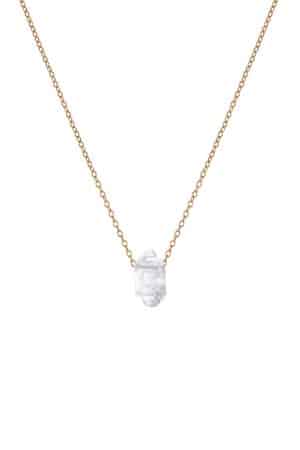 Women’s necklace Herkimer Diamond<span> - </span>Rose-gold