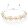 Flower bracelet with Citrine and Moonstone – Fleur Eterna