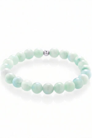 Larimar bracelet – silver
